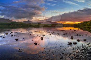 Loch Morlich at sunset