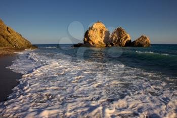 Large Rocks off the Coast of Cyprus