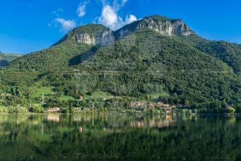 View of Lake Endine near Bergamo