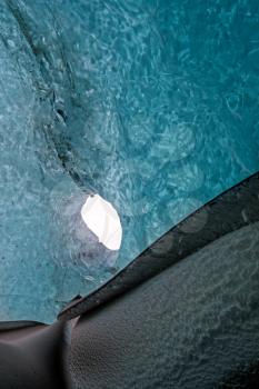 Crystal Ice Cave near Jokulsarlon