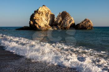 Large rocks off the coast of Cyprus