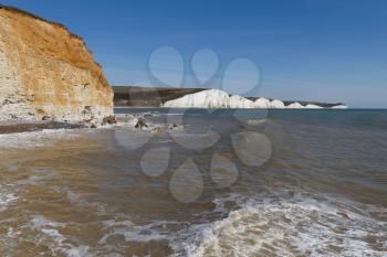 View of the Sussex Coastline from Hope Gap