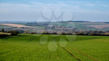 Scenic View of the Rolling Oxfordshire Countryside