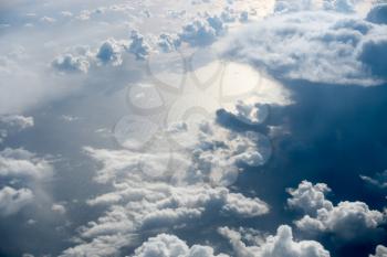 Cloudscape over the Atlantic Ocean