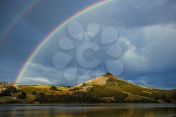 Double Rainbow over the Otago Peninsula