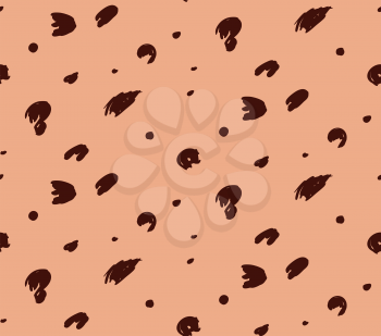 Spotted cheetah skin like pattern as abstract background.