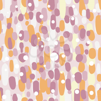 A lot of colourful spots, abstract modern seamless pattern