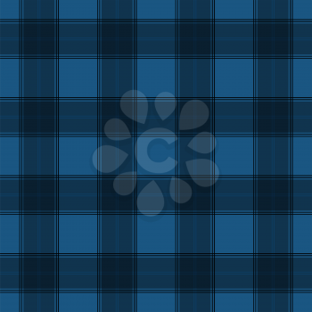 Blue tartan striped colourful textile seamless pattern