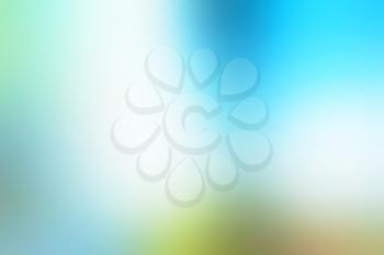 Abstract colorful smooth blurred background in soft cold colours