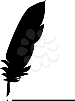 Feather  it is the black color icon .