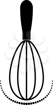 Whisk  it is the black color icon .