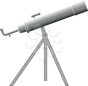 Telescope  it is icon . Simple style .