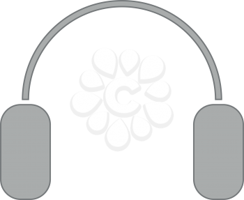 Headphone  it is icon . Simple style .
