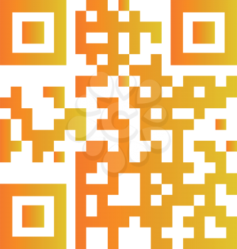 QR code  it is icon . Simple style .