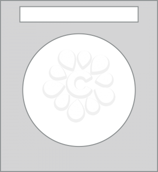 Washing machine  set  it is color icon . Simple style .