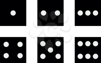 Dice nubes icon . Different color . Simple style .