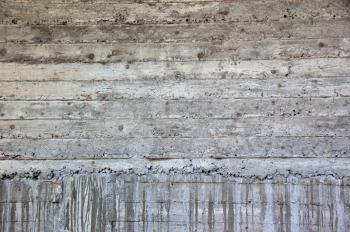 Concrete wall background with paint stains. Under construction cement texture.