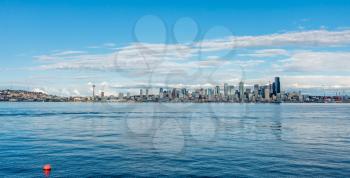 A view of the Seattle skyline.