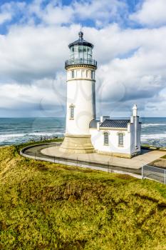 A view of  the lighthouse at Cape Disappointment State Park in Washington State
