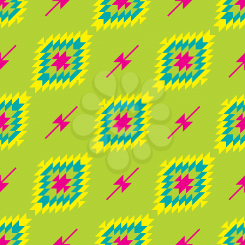 Mexican Folkloric  seamless pattern. Set bright seamless patterns for fabrics, prints, scrapbooking, wallpapers.