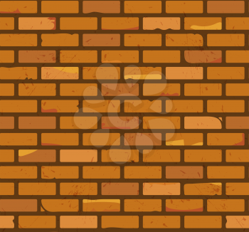 brown brick wall pattern, seamless texture