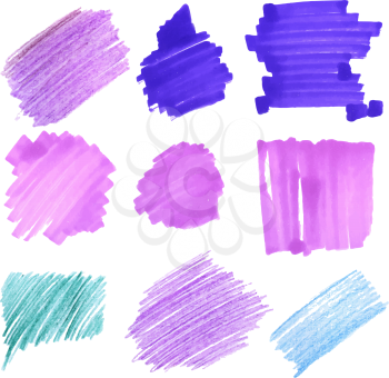 Watercolor spots for Abstract, colorful background and texture. Vector watercolor.