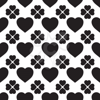Monochrome seamless pattern with hearts. Texture for scrapbooking, wrapping paper, textiles, home decor, skins smartphones backgrounds cards, website, web page, textile wallpapers, surface design, fashion, wallpaper, pattern fills.