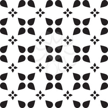 Universal vector black and white seamless pattern (tiling). Monochrome geometric ornaments. Texture for scrapbooking, wrapping paper, textiles, home decor, skins smartphones backgrounds cards, website, web page, textile wallpapers, surface design, fashion.