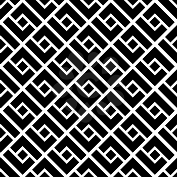 Abstract geometric seamless pattern. Monochrome background, modern stylish texture. Geo black and white print fashion sacred geometry. Texture for wrapping paper, textiles, skins smartphones, website