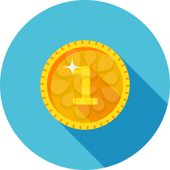 Vector Gold Coin Icon