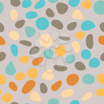 Terrazzo seamless pattern. Imitation of a Venetian stone floor with granite and quartz chips for the house. The texture is suitable for textiles, prints, packaging design. Vector illustration.