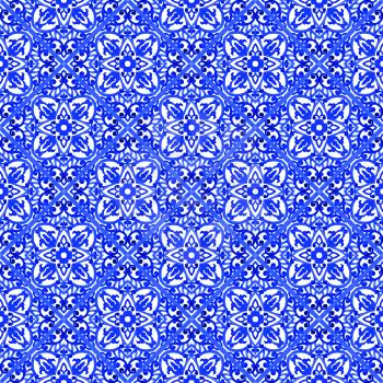 Portuguese azulejo tiles. Blue and white gorgeous seamless patterns. For scrapbooking, wallpaper, cases for smartphones, web background, print, surface texture, pillows, bathroom, linens bags T-shirts