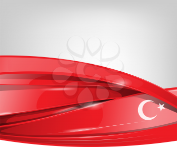turkey background with  flag element. vector illustration