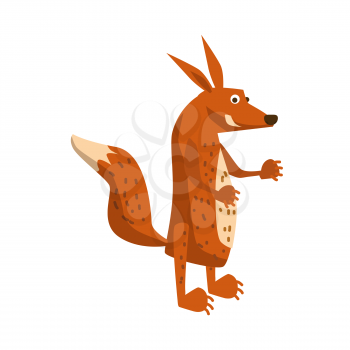 Cute fox, forest animal, suitable for books, websites, applications trend style graphics