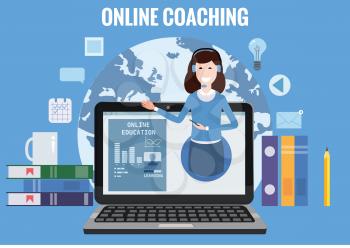 Online training coaching, education, workshops and courses.