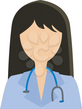 Female doctor Vector illustration 