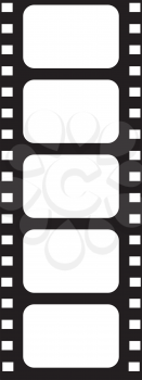 Camera roll for cinema vector or color illustration