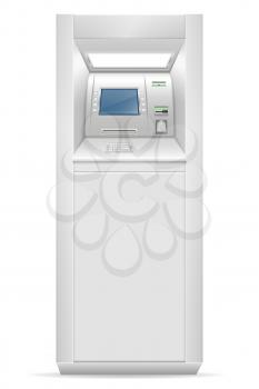 atm cash dispenser stock vector illustration isolated on white background