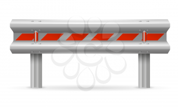 road barriers to restrict traffic transport stock vector illustration isolated on white background