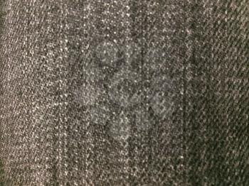 black denim fabric background textile pattern with white thread