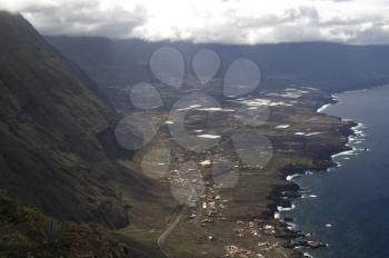 Valley of El Golfo. Frontera. El Hierro. Canary Islands. Spain.