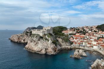 St. Lawrence Fortress (Fort Lovrijenac) during the day, Dubrovnik, Croatia