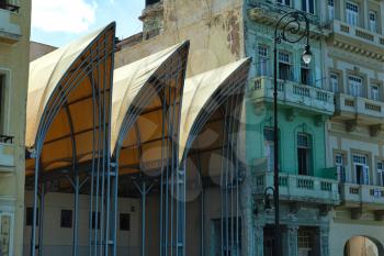 Havana, Cuba - 8 February 2015: Atylized arabic restaurant La Abadia on Malecon