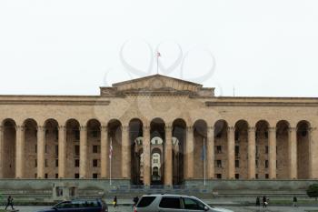 Tbilisi, Georgia - 24 March 2016: Georgian Parliament Building