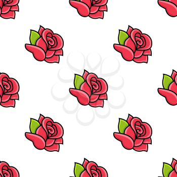 Colored seamless pattern. Cartoon style. Hand drawn. Vector illustration isolated on white background. For walpaper, poster, banner.