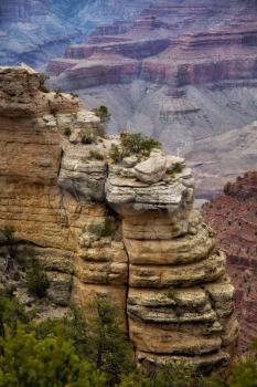 Beautiful view at Grand Canyon in United States