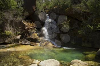 Ladies bath falls in Mount Buffalo, Victoria in Australia