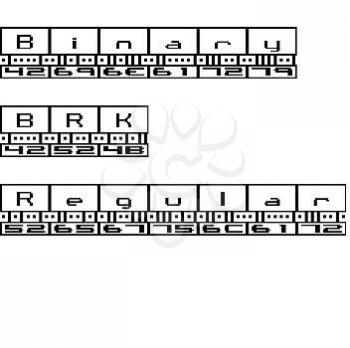 Binary Font