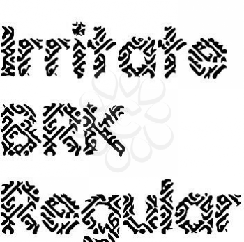 Pattern Font