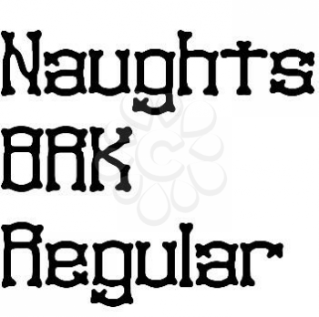 Naughts Font
